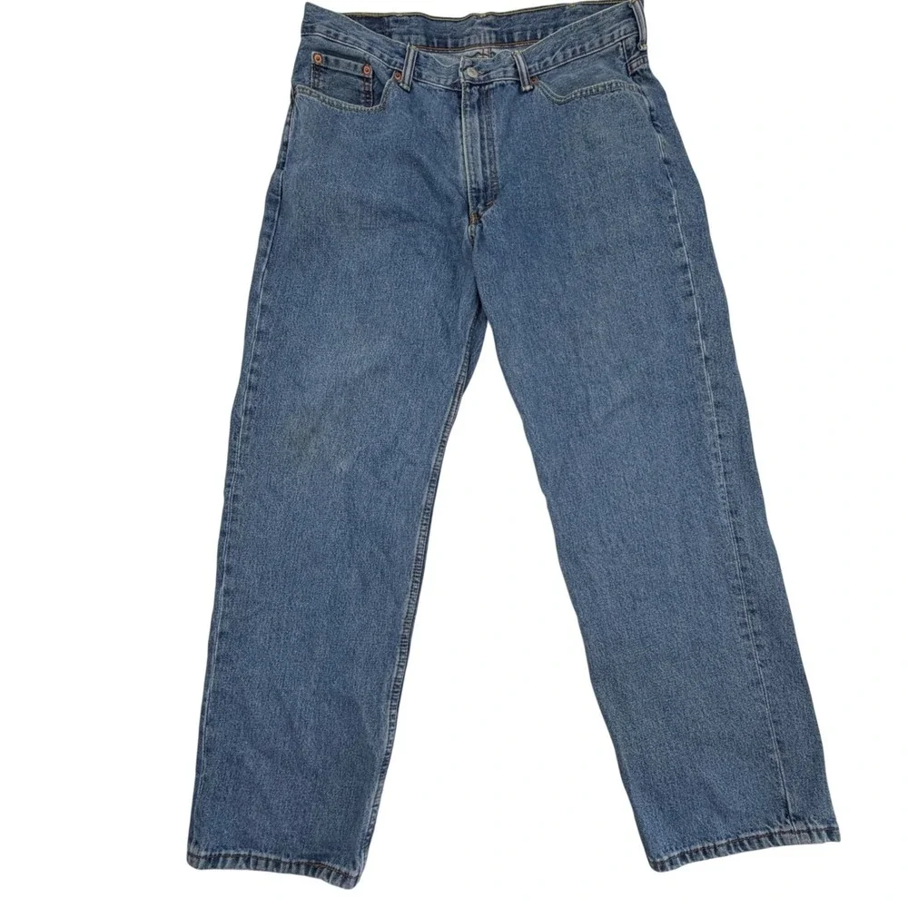 Levi Strauss 550 Relaxed Fit Jeans‎ Mens W38 L32 Blue Denim Casual